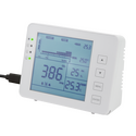 SC0115 Indendørs Luftkvalitet og CO2-måler med alarm CO2-måler indikator, temperatur og fugtighedsvisning til måling af bedre indeklima