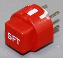 T000284-SFT Tryktast med påskrift "SFT"
