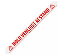 ADHSDR Tape "HOLD VENLIGST AFSTAND", Rød/Hvid, 50mm x 66m