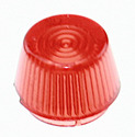 RAFI-5.49.255.002/1301 Indikatorlampeglas Rød for W2x4.6d lampefatning