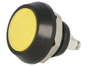 GQ12B-10/Y/A Miniature Momentary Switch OFF-(ON) 2A/36V IP65 Gul