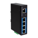 NS202P Industrial Gigabit Ethernet PoE switch, 5-port, 10/100/1000 Mbit/s