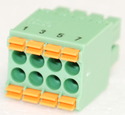 DFMC1,5/4-ST-3,5BD:1-7,2-8 Pluggable Terminal Block 3.5MM, 8WAY