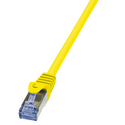 CQ3017S Patch cable PrimeLine, Cat.6A, S/FTP, yellow, 0.25 m