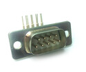 SL09LW D-Sub Plug 9-Pole Solder Pin 90&deg;