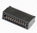 1101-20BSK Kantconnector 2x10-pol RM2,54 PCB