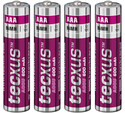 W14112 Genopladelige AAA batterier, 1.2V, 4 stk. - tecxus aaa betterier genopladelige 1.2V 4 stk i pakke