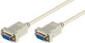 CM-55501-c SUB-D Nullmodem-kabel, 1m