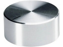APEM-420113A1/4 Aluminiumsknap for 6,35mm aksel, Ø32x14mm, ALU, MED indikatorstreg