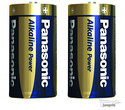 PROLR14 Batterier Alkaline, Panasonic LR14/C, 2 stk