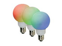 LAMPL60RGB LED-lampe, multi-farvet 1W E27