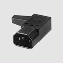 GST4L IEC Power Connector C14, Left Angle GST4L