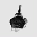 C1750HOSW Toggle Switch 2-pol ON/OFF 16A/250V Black C1750HOSW