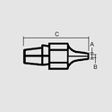 WE-DX112 Suction Nozzle 2,3/1,0mm