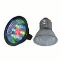 BN204132 LED-lampe i MR 11 hus, E14 sokkel, 7 LED, multicolor