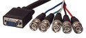N-CABLE-174 Monitor kabel, HD15M -> 5xBNC, 1,8 meter
