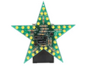 MK169Y Byggesæt: Blinkende gul stjerne Blinkende gul stjerne Byggesæt med 35 LED