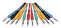 N-HQM-210/0.3 HQ BALANCED PATCHCABLE 6 COLOURED 0.30 m