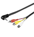 N-CABLE-537 Minijack 4-pol - 3 x phono kabel 1,5m