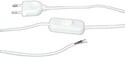 N-EL-81113716 Euro Power Cable, Switch 1,5m White