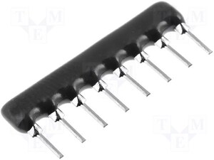 RN08PE100 SIL-Resistor 7R/8P 100R