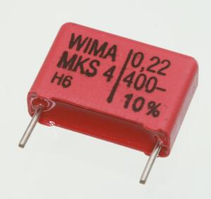 MKS4N220K400-15 MKT Capacitor 220nF(0,22µF) 400V 10% P15 MKS4N220K400-15