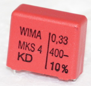 MKS4N330K400-15 MKT Capacitor 330nF 400V 10% P15