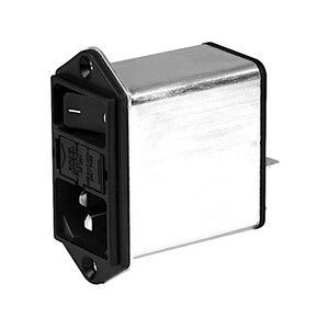 DD12-8121-111 Filter IEC Plug Switch 2xFuse DD12 8A