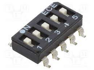 ESD105LDZ SMD DIP Switch IC 5-Pole Taped