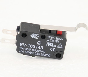 EV163143 Microswitch Sim.Roller 250V 16A 400gf