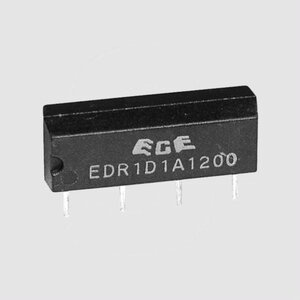 EDR1D1A0500Z SIL Reed Relay SPST 5V 500R Diode