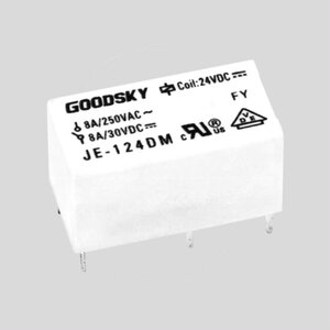 JE112DM Relay SPST-NO 8A 12V 720R