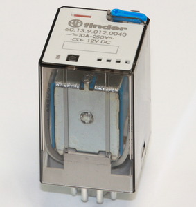 F6013-12 Ind. Relay 3PDT 10A 12Vdc 110R 60.13.9.012.0040