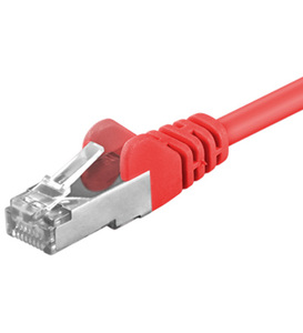 W50150 Patch Cable CAT5E FTP 0,5m Red