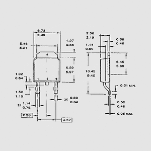 IRFR1018EPBF N-Ch 60V 56A 110W 0,0084R TO252AA TO252AA