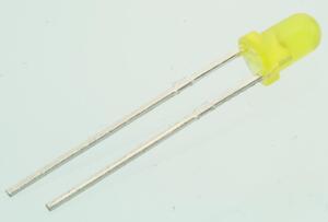 EL204-10UYD/S53 LED Diffuse Yellow 200mcd 40° 3mm