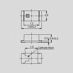 EL19-213/R6C-AN SMD-LED Red 28,5-72mcd 120&deg; 0603 Flat EL19-213_, EL19-215_