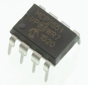 MCP2551-I/P CAN Transc. HS 5V 1MBit/s DIP8