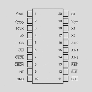 DS1670E+ RTC 3-Wire U-Mon ADC TSSOP20 DS1670E+