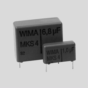 2,2uF/400VDC MKT MKS4 2,2uF 400V RM27,5mm.