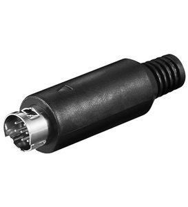 W11571 Mini-DIN Plug 9-Pole