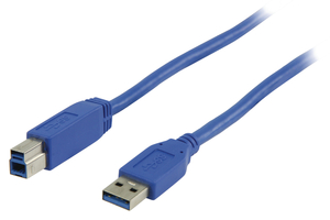 N-VLCP61100L30 USB 3.0 CABLE A HAN - B HAN 3.0M Blå