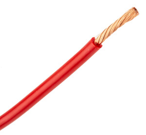 SIAFF 1.5 MM² CU RED Silikone kabel 1,5mm² RØD