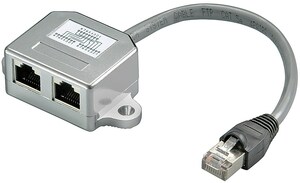 W68910 Cable splitter Pinout 2x ISDN; shielded(Y-adapter)