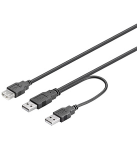 W93353 USB Verl AA 030 HiSpeed Y-Power 0.3m