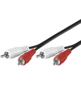 AVK 128-1500 Phono kabel 2xRCA han 15meter