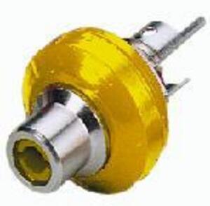 T-706NI/GE Phonobøsning gul Produktbillede