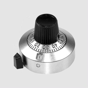 11A11B10 Dial, 10Turn, 22,2mm, for 6,3mm aksel.