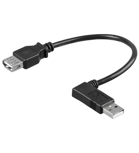 W95706 USB forlænger venstre-vinklet 45cm