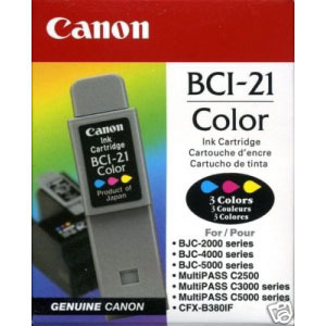 BCI-21 Toner 3 x color for CANON